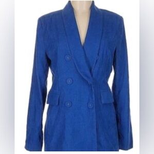Dee Elly Women’s Blue Blazer – Suit Jacket, Classic Tailored Fit